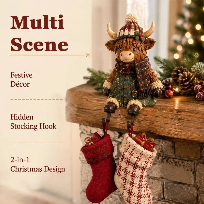 Stocking Holder Shelf Sitter With Hidden Hook