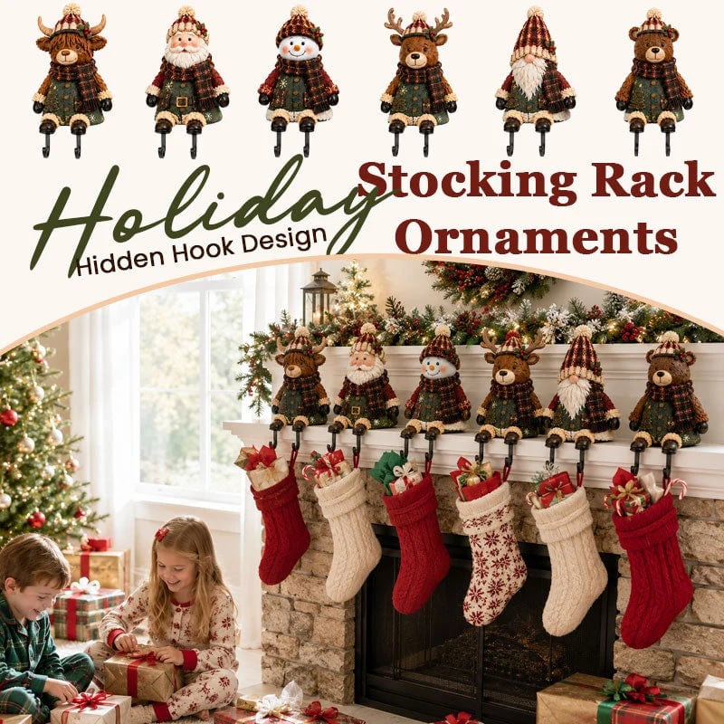 Stocking Holder Shelf Sitter With Hidden Hook
