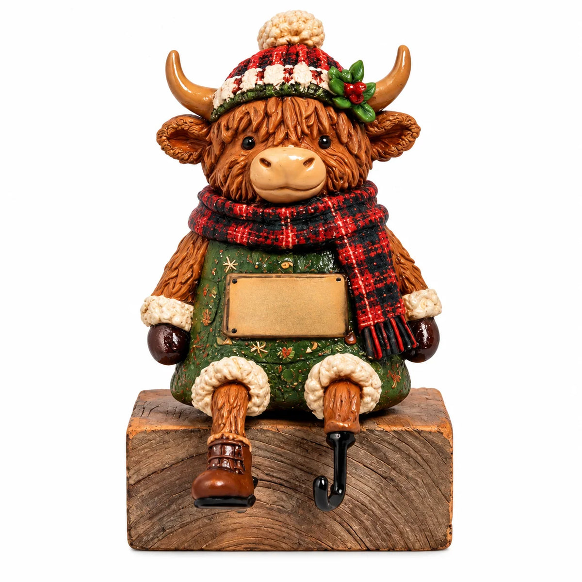 Stocking Holder Shelf Sitter With Hidden Hook