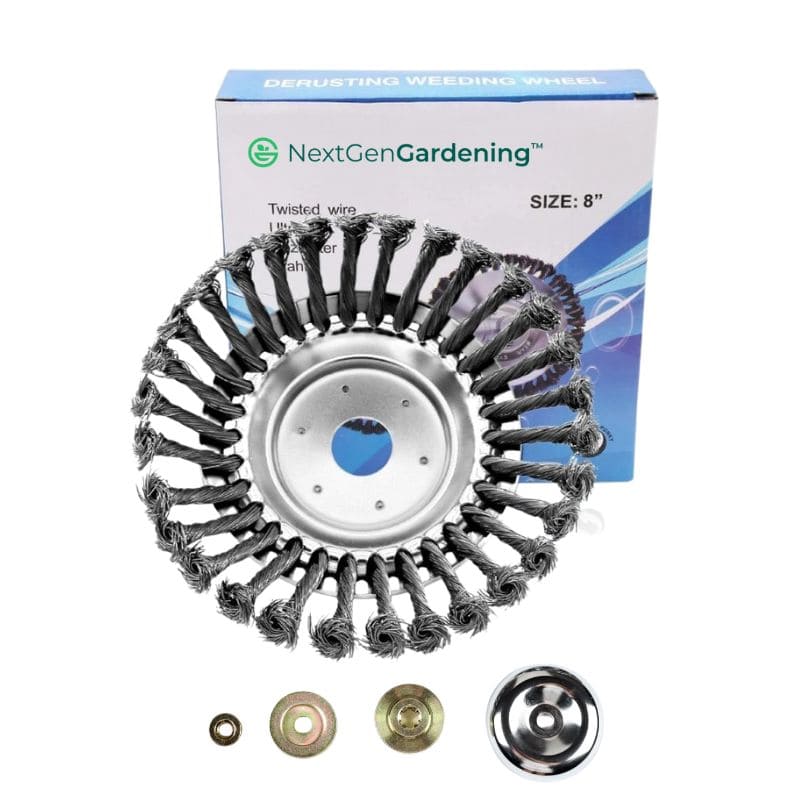 String Trimmer Brush Head Carbon Steel Bristles
