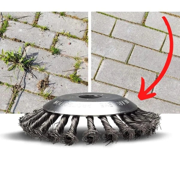 String Trimmer Brush Head Carbon Steel Bristles