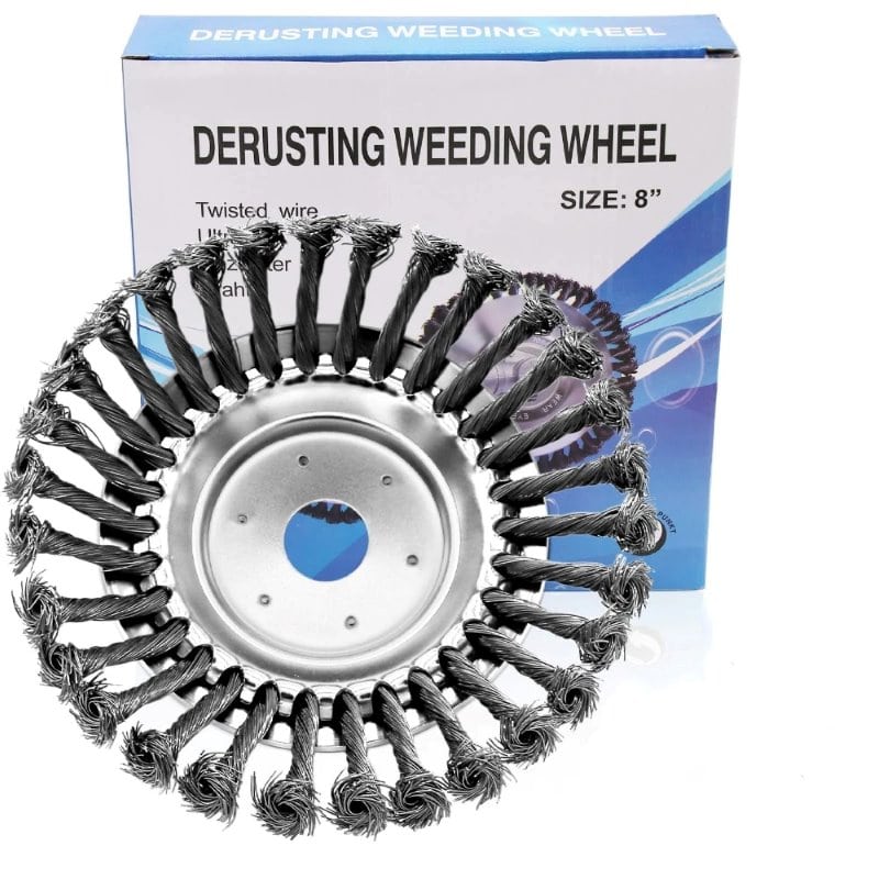 String Trimmer Brush Head Carbon Steel Bristles