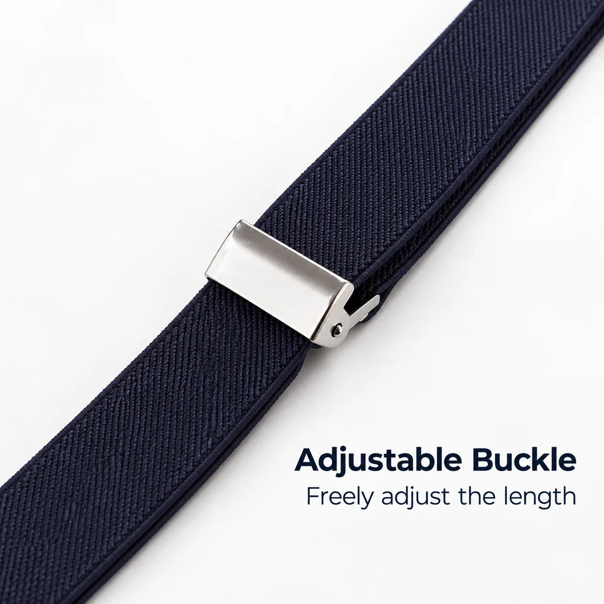 Suspenders Adjustable Elastic Y-Back With 3 Metal Clips