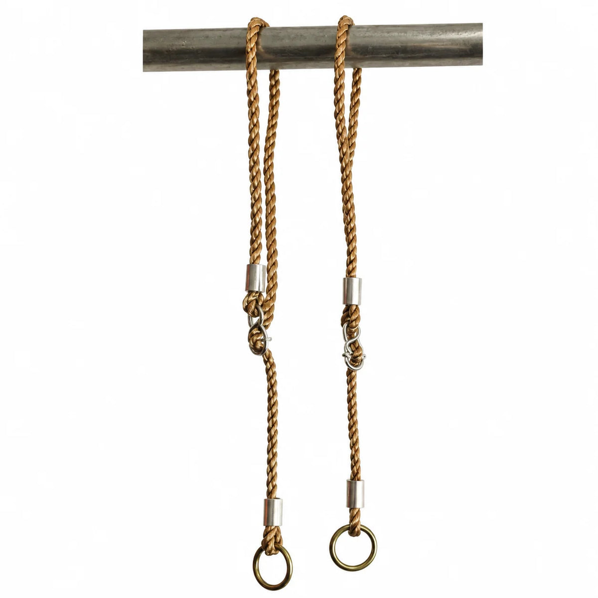 Swing Rope Extension Set Adjustable 3.6–5.9 Ft Metal Hooks