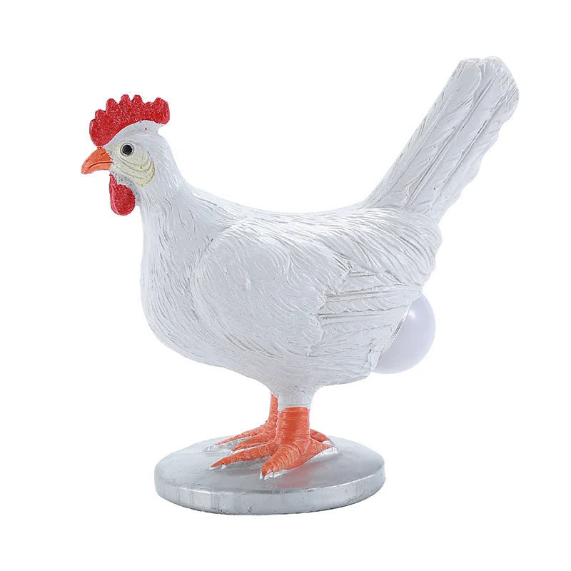 Table Lamp Chicken Design Warm LED USB-Powered