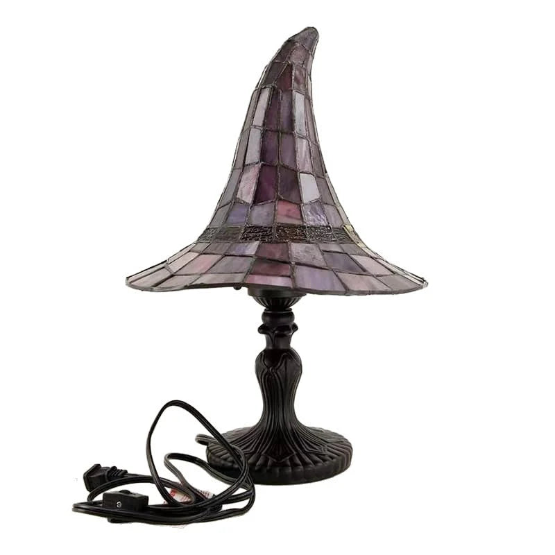 Table Lamp Witch Hat Design USB Powered Warm Glow
