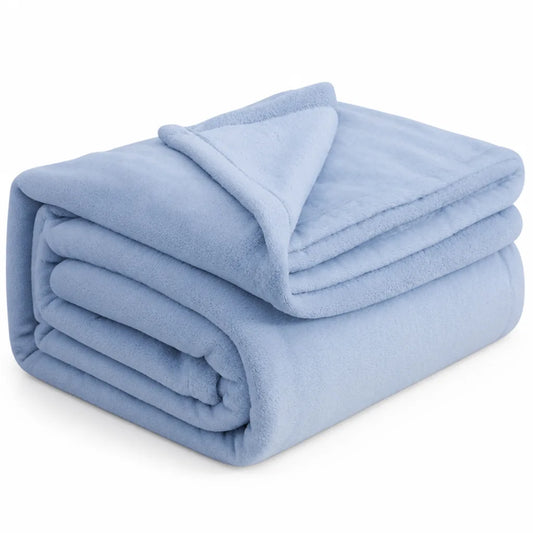 Throw Blanket Ultra-Soft Microfiber Machine Washable & Quick-Dry