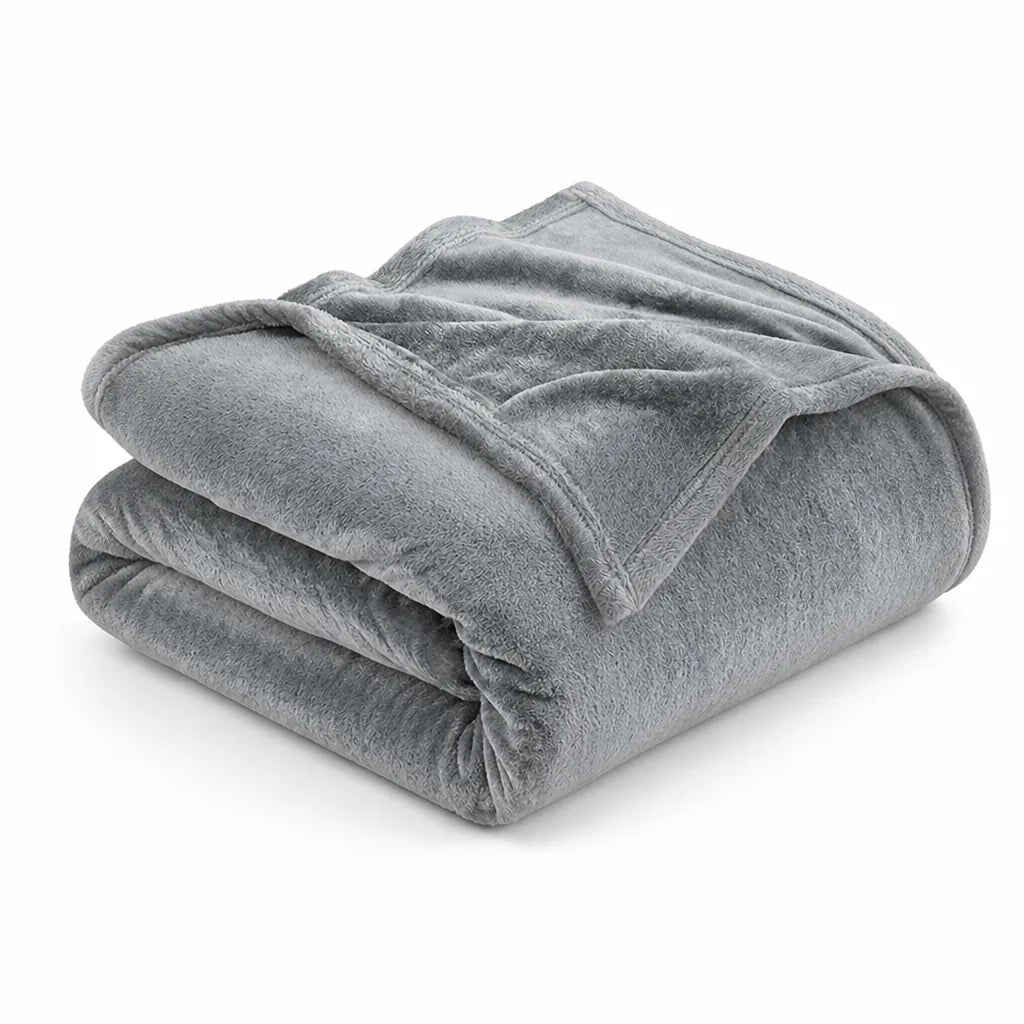 Throw Blanket Ultra-Soft Microfiber Machine Washable & Quick-Dry