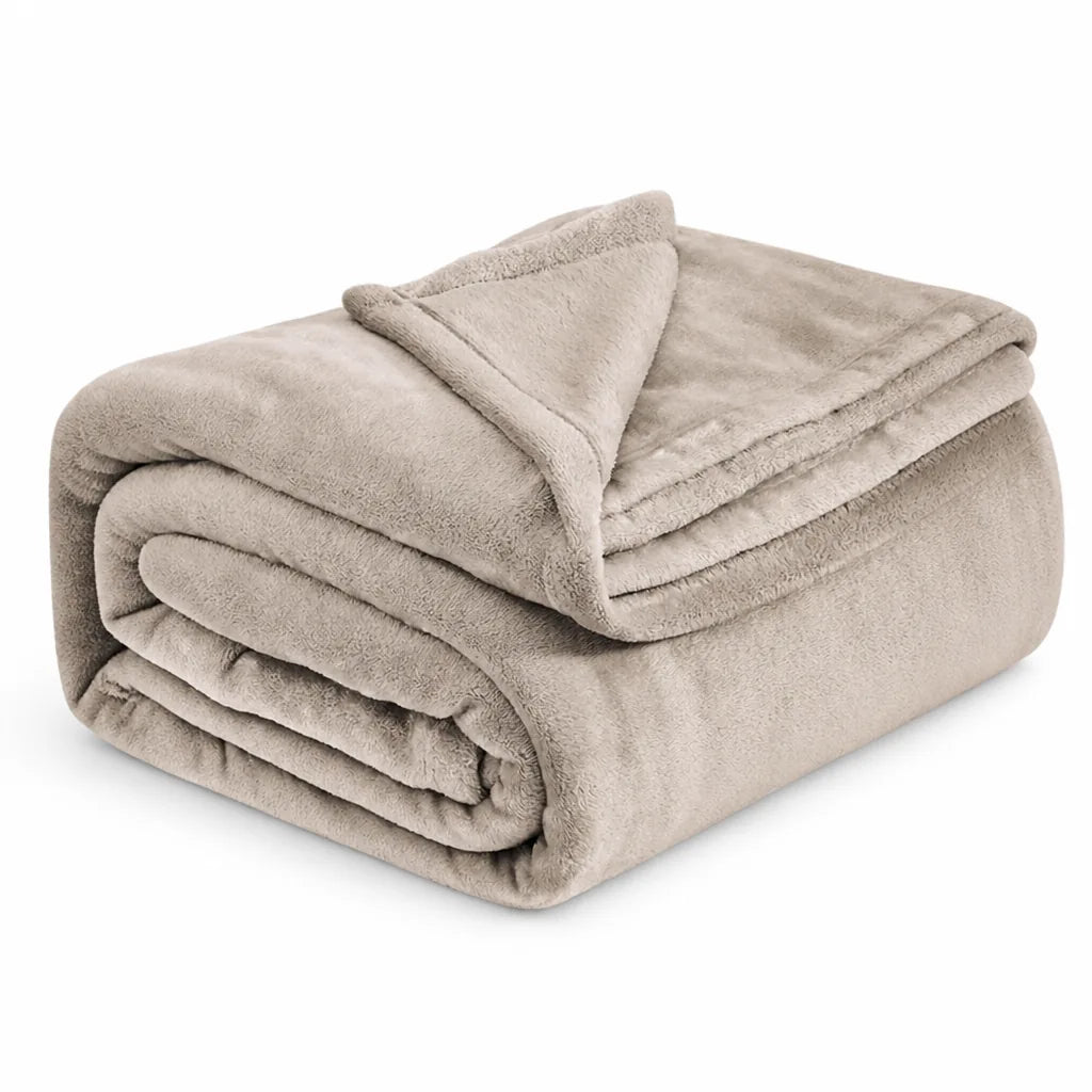 Throw Blanket Ultra-Soft Microfiber Machine Washable & Quick-Dry