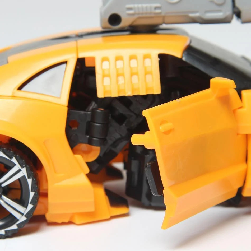 Transforming Robot Toy Vehicle & Robot Modes Flexible Joints
