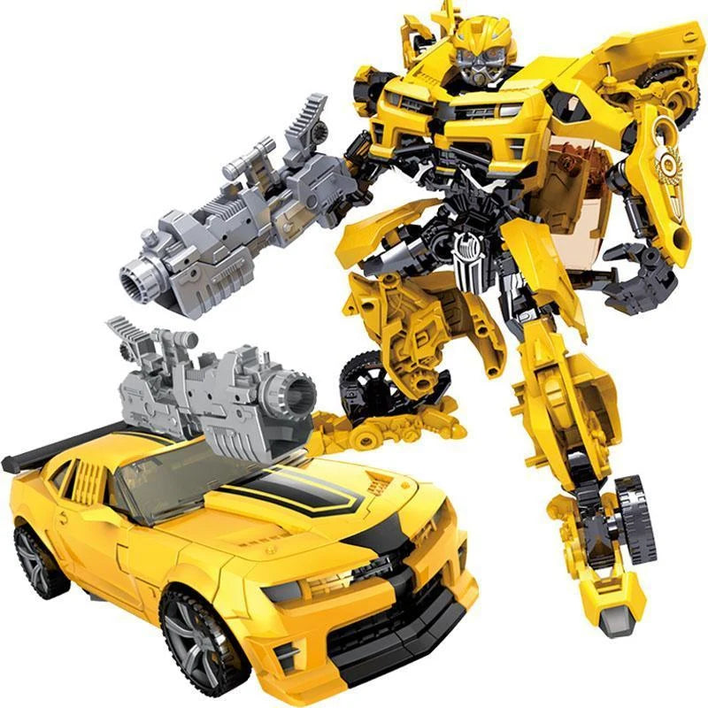 Transforming Robot Toy Vehicle & Robot Modes Flexible Joints
