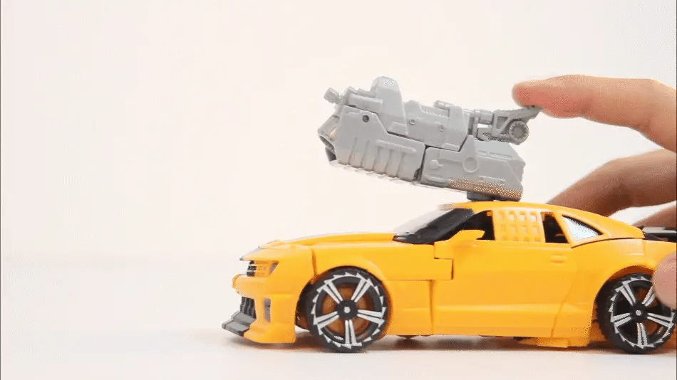 Transforming Robot Toy Vehicle & Robot Modes Flexible Joints