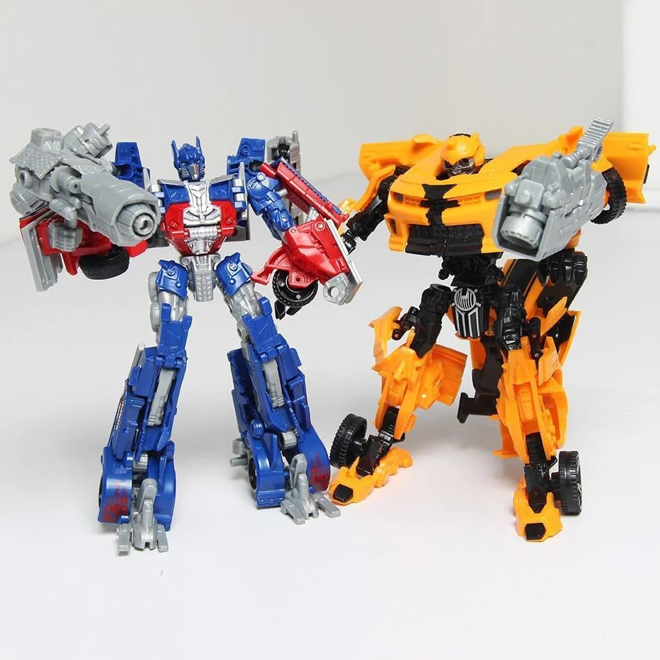 Transforming Robot Toy Vehicle & Robot Modes Flexible Joints