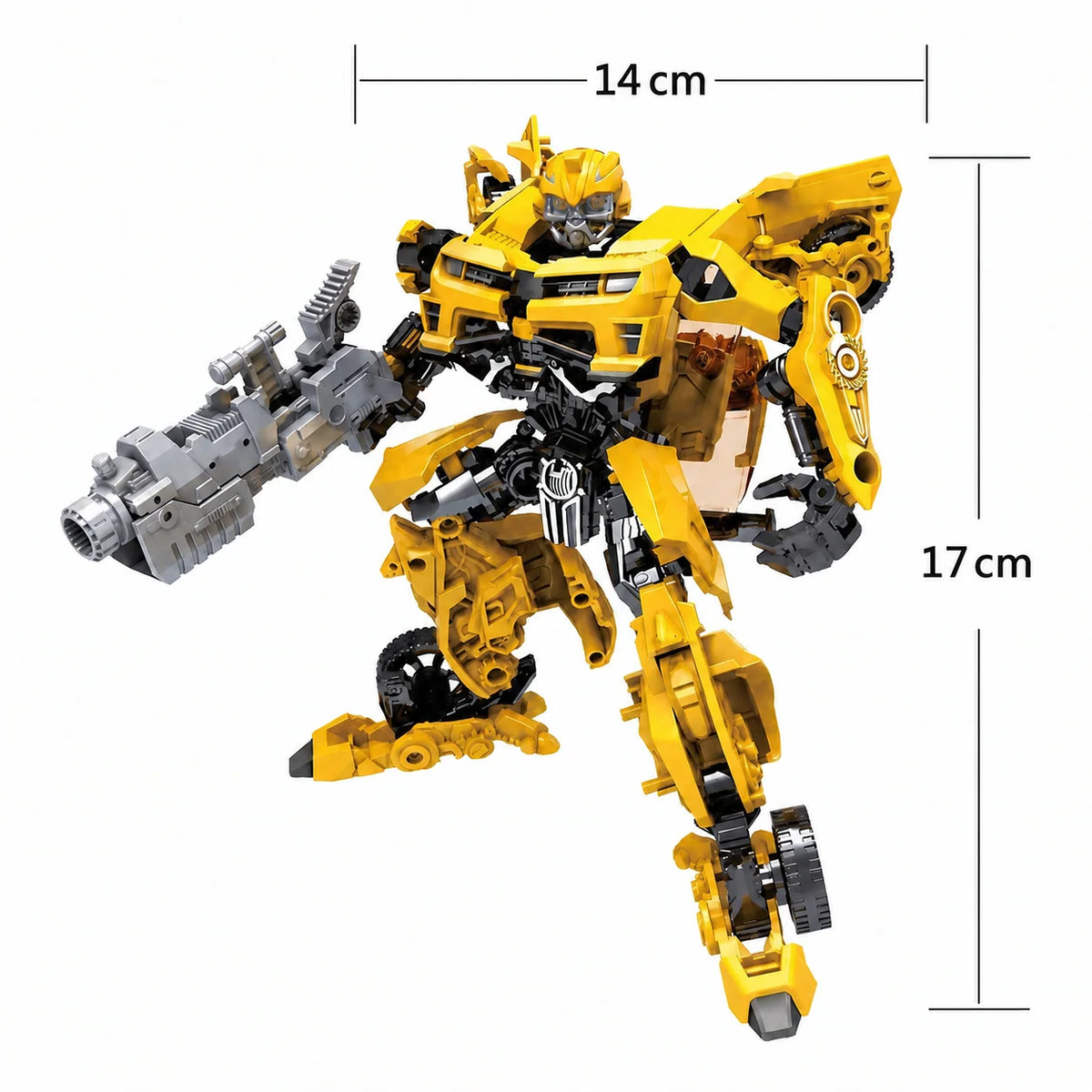 Transforming Robot Toy Vehicle & Robot Modes Flexible Joints