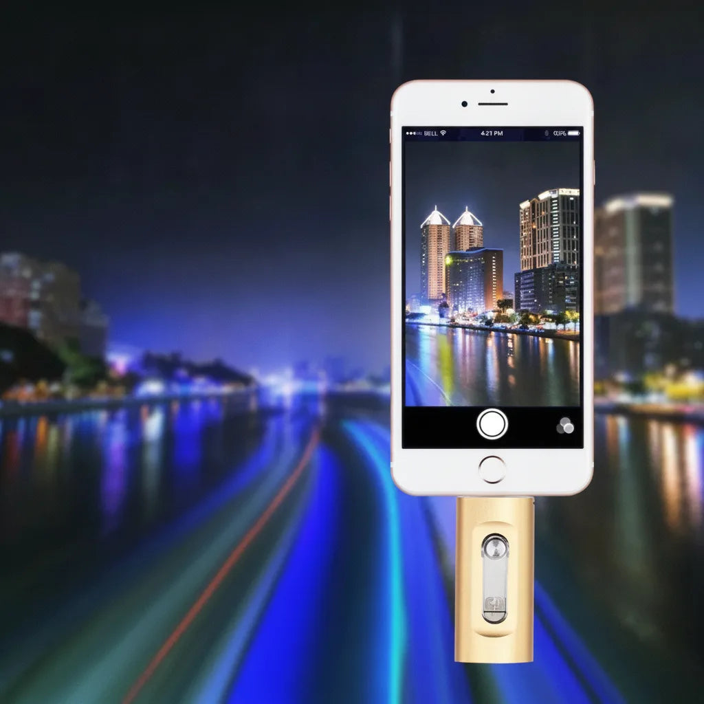 USB Flash Drive Lightning USB-C & USB-A High-Capacity Storage