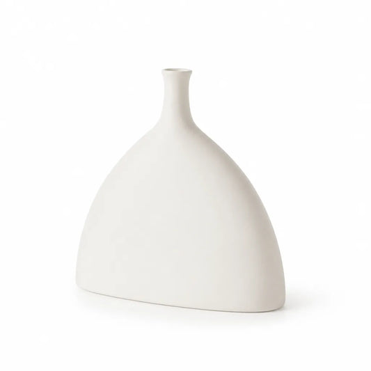 Vase Ceramic Modern Minimalist White