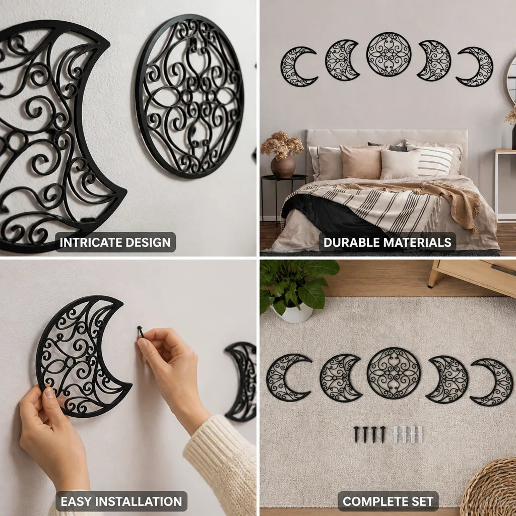Wall Art Intricate Pattern Easy Installation