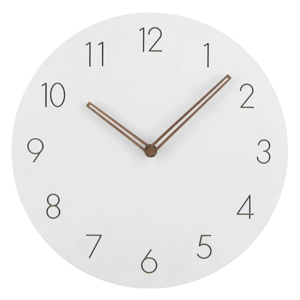 Wall Clock Silent Movement Minimalist Nordic Design