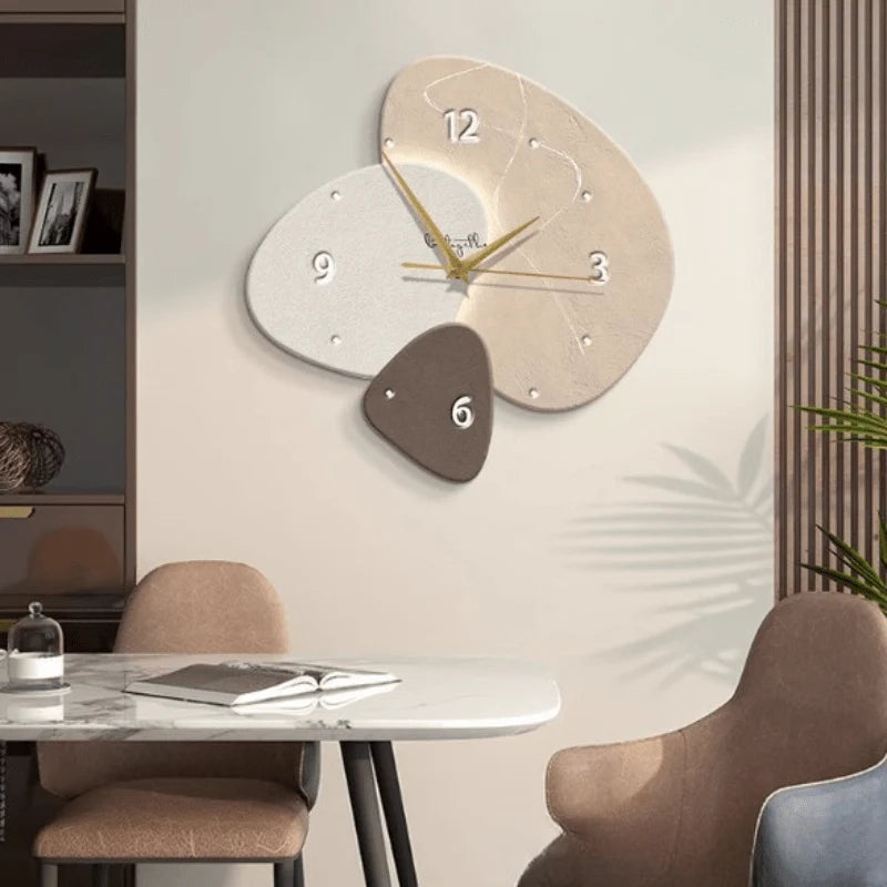 Wall Clock Silent Movement Scandinavian Design Clear Dial