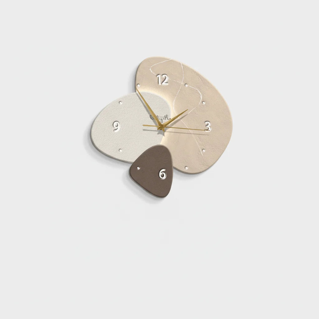 Wall Clock Silent Movement Scandinavian Design Clear Dial