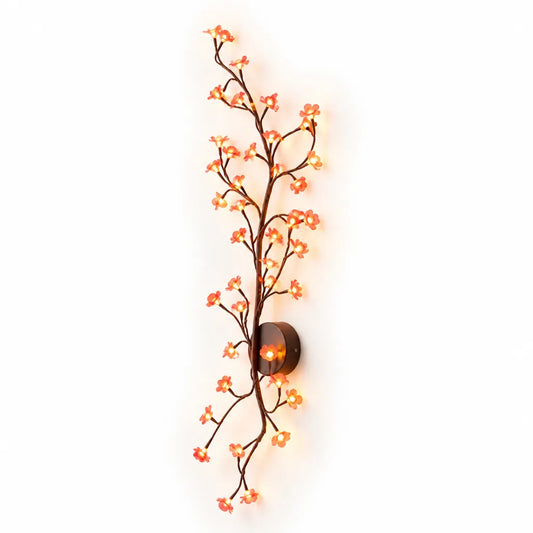 Wall Light Cherry Blossom Design Warm White Light