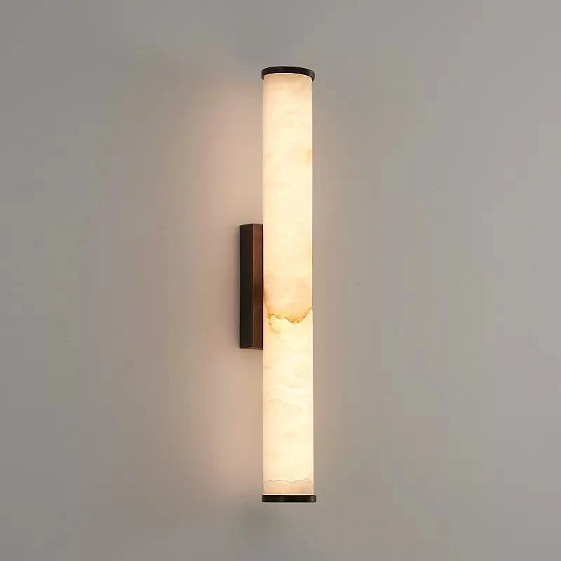 Wall Light Marble Effect Warm White LED Hardwired Installation