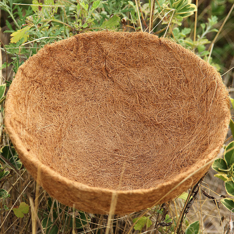 Wall Planter Half-Round Steel Frame Coir Liner