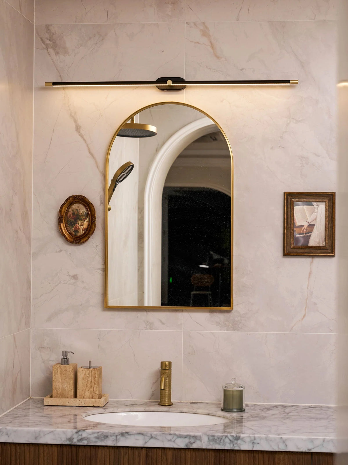 Wall Sconce USB Rechargeable Dimmable 3-Color LED