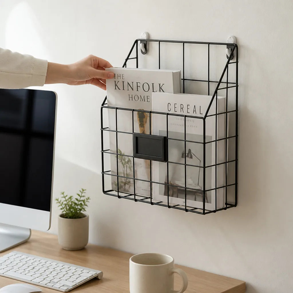 Wall Shelf Iron Space-Saving Concealed Mounting