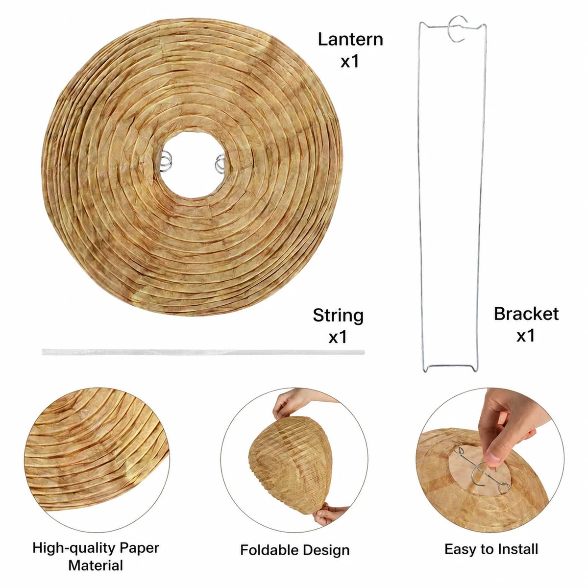 Wasp Decoy Nest Foldable Weather-Resistant Set of 2