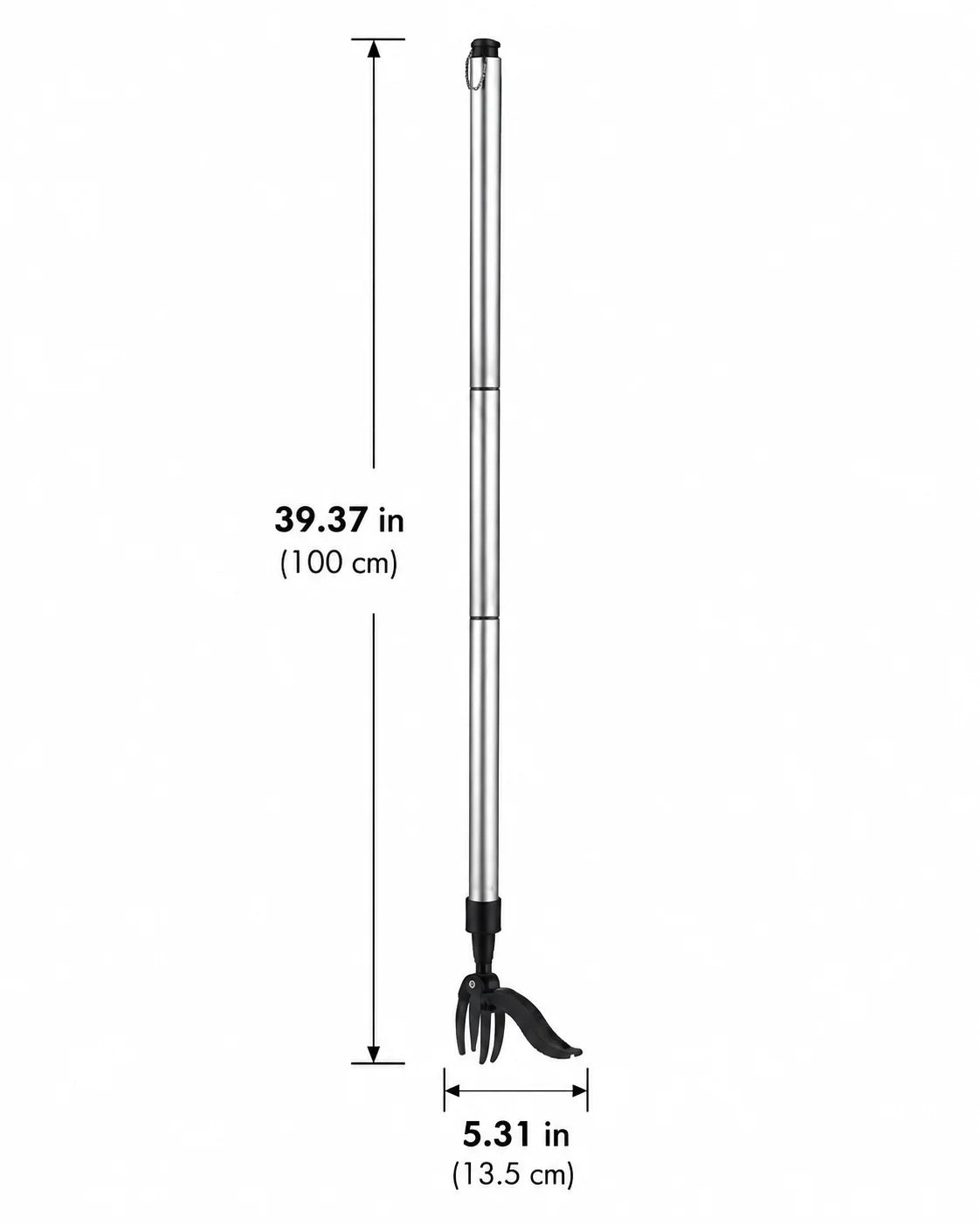 Weed Puller Long Handle Three-Claw Metal Head