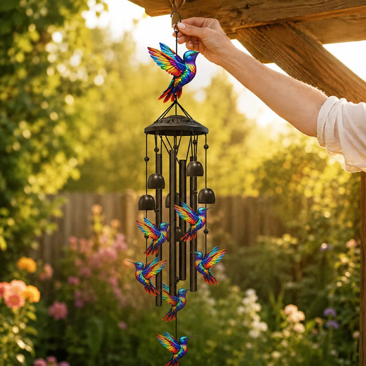 Wind Chime Aluminum Tubes Weather-Resistant Outdoor Decor