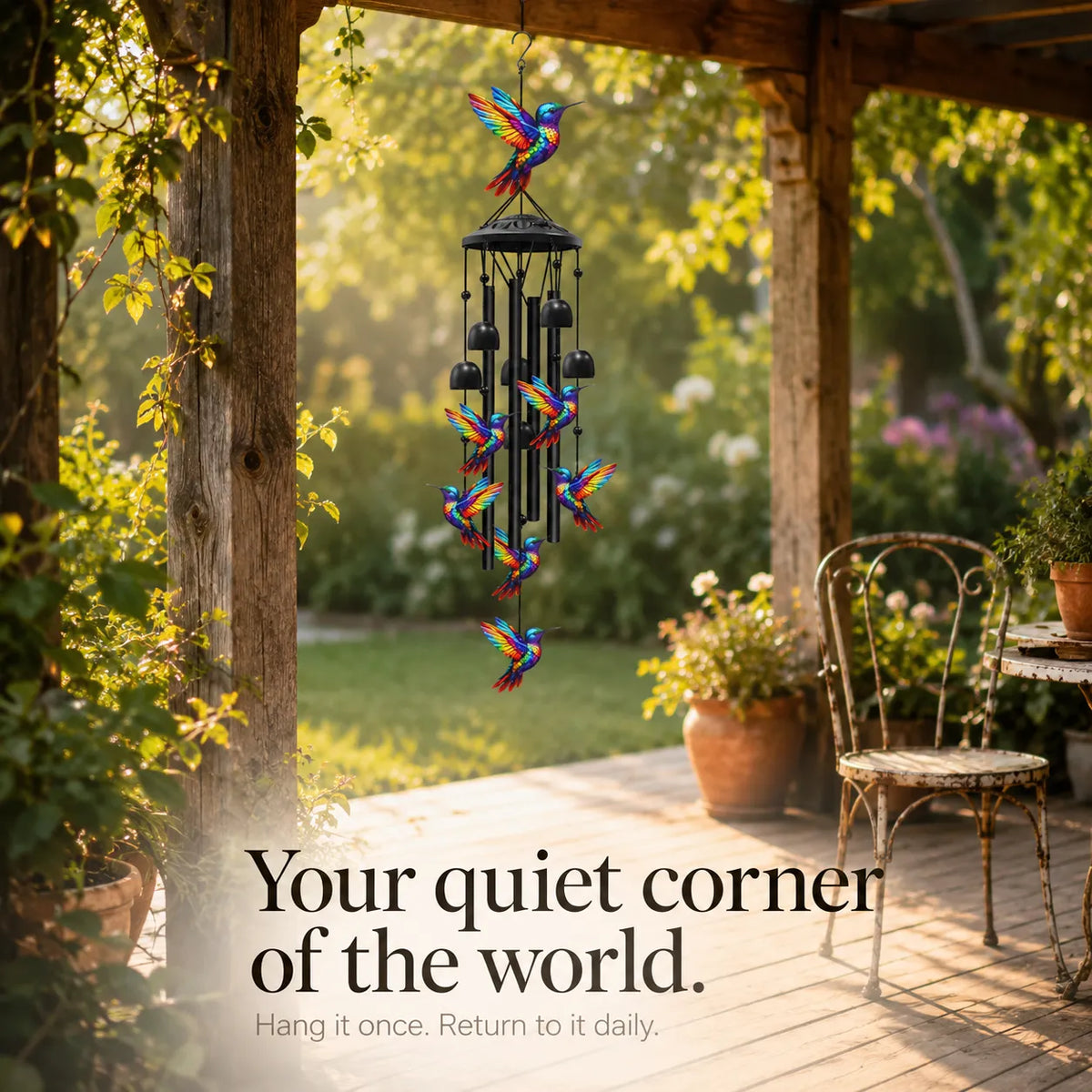 Wind Chime Aluminum Tubes Weather-Resistant Outdoor Decor