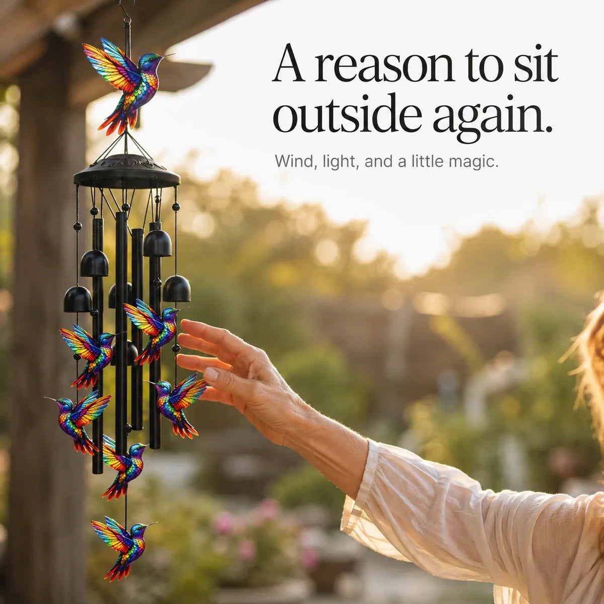 Wind Chime Aluminum Tubes Weather-Resistant Outdoor Decor
