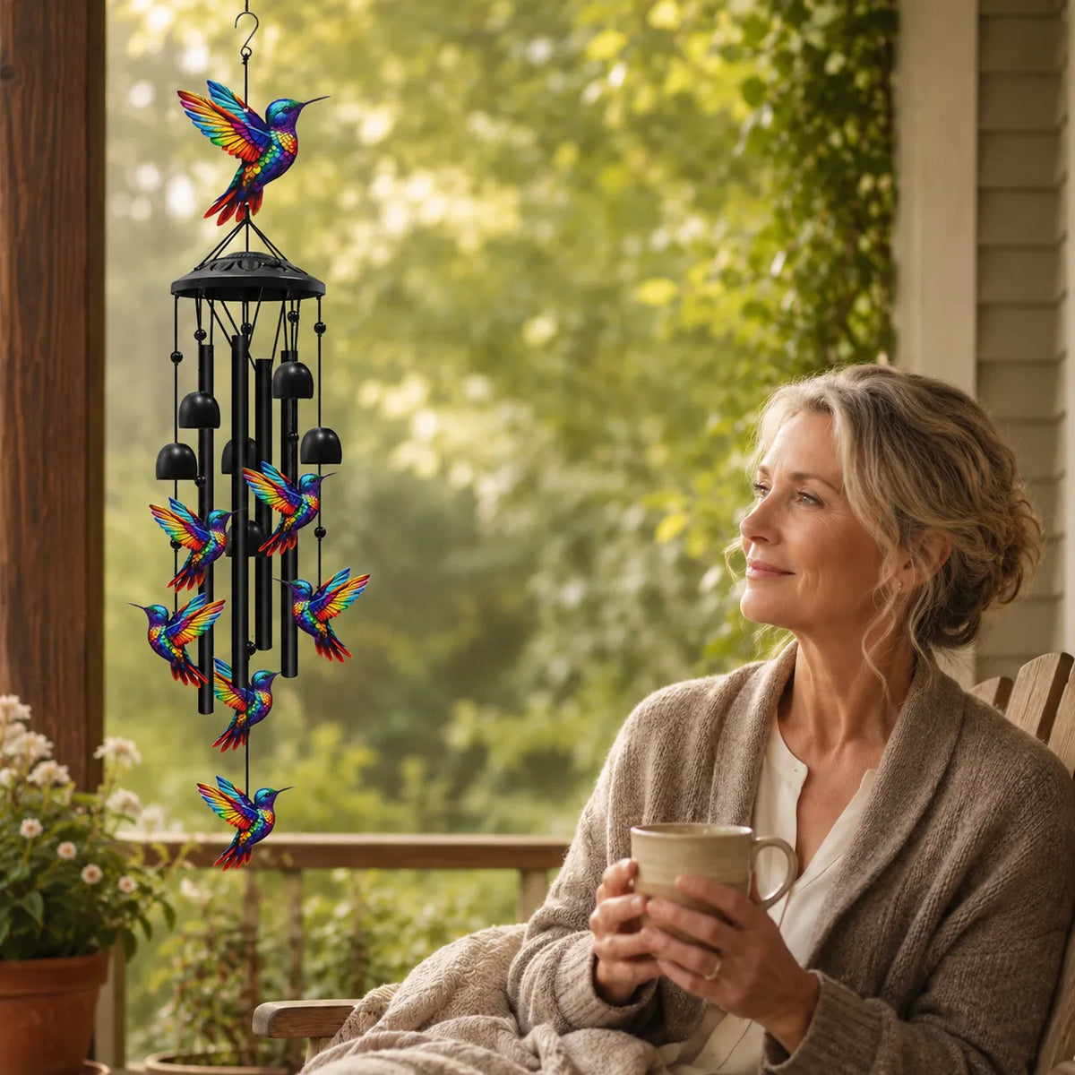 Wind Chime Aluminum Tubes Weather-Resistant Outdoor Decor