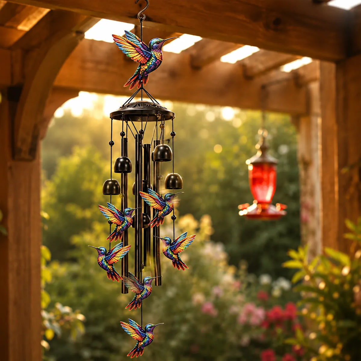 Wind Chime Aluminum Tubes Weather-Resistant Outdoor Decor