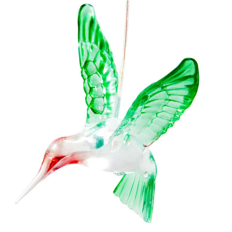 Wind Chime Hummingbird Solar-Powered Multicolor LED IP65 Rated