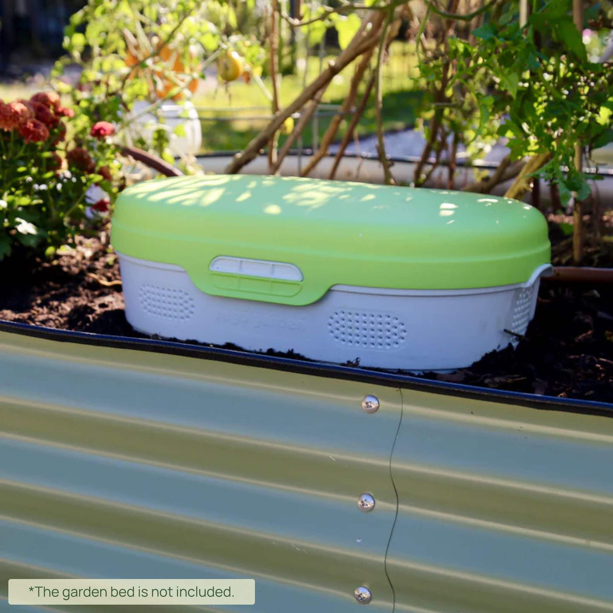 Worm Composter In-Ground Garden Bed Ventilated Side Openings