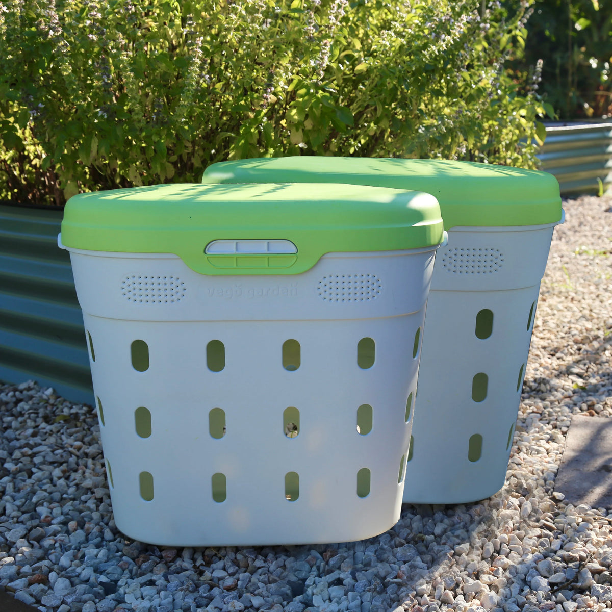 Worm Composter In-Ground Garden Bed Ventilated Side Openings