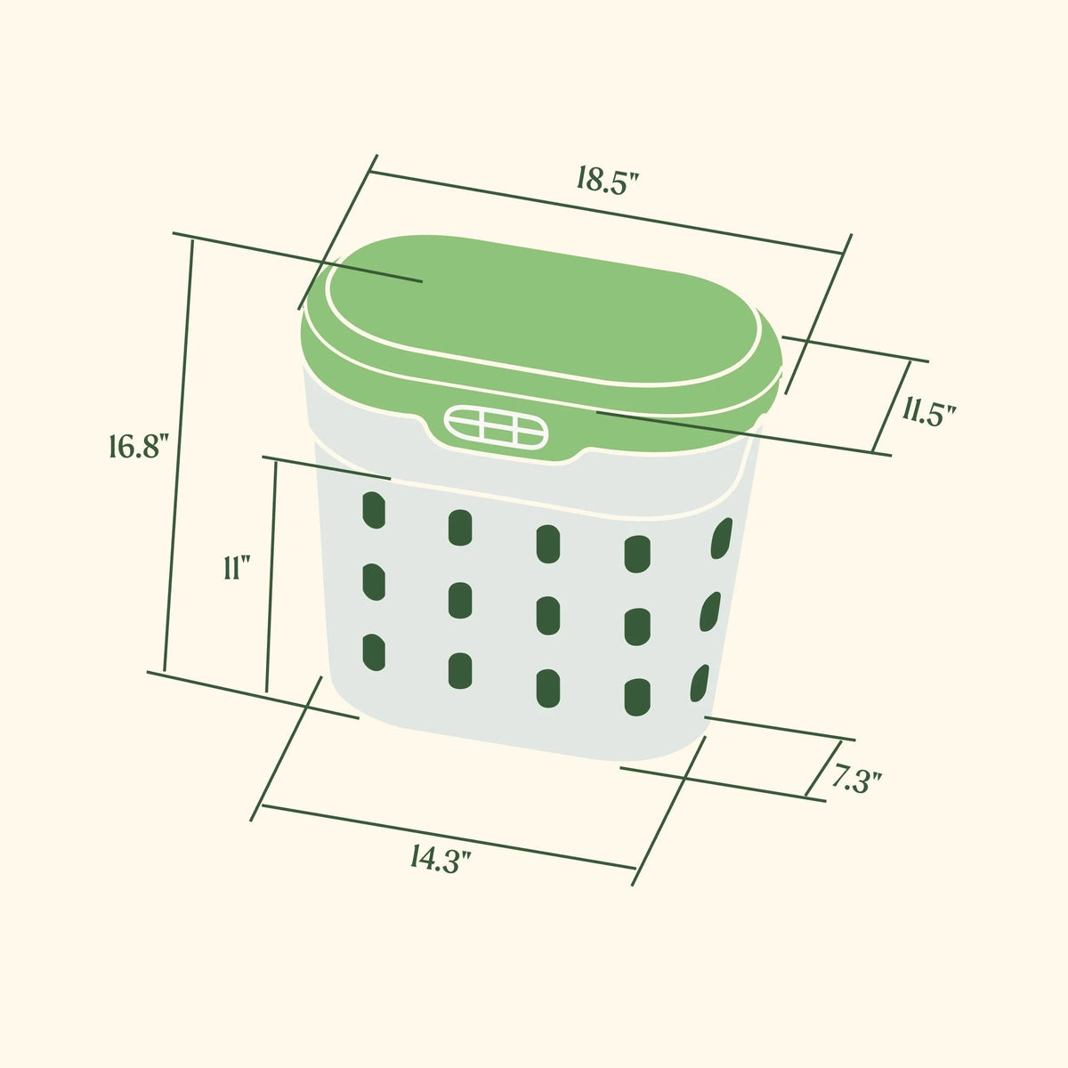 Worm Composter In-Ground Garden Bed Ventilated Side Openings