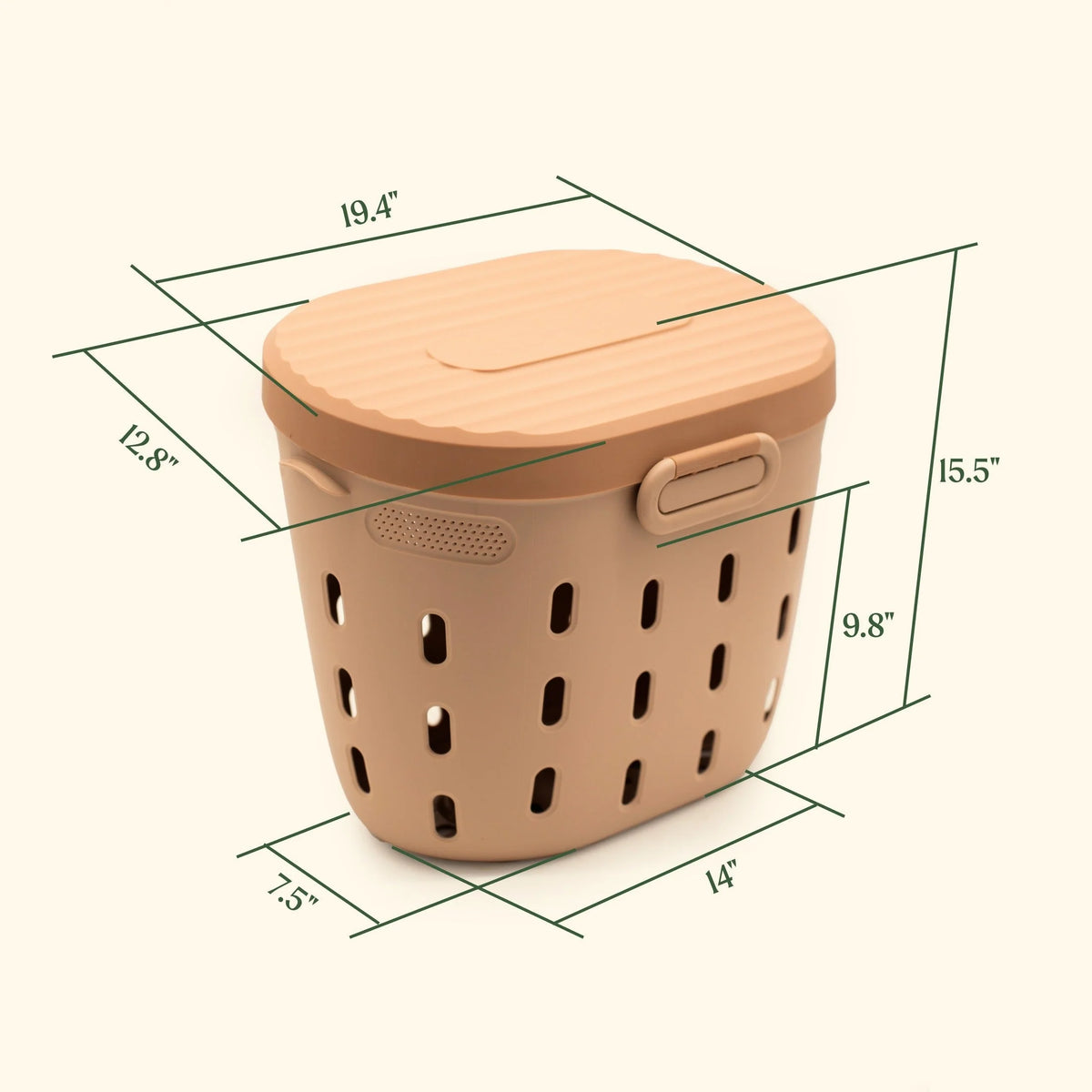 Worm Composter In-Ground Garden Bed Ventilated Side Openings