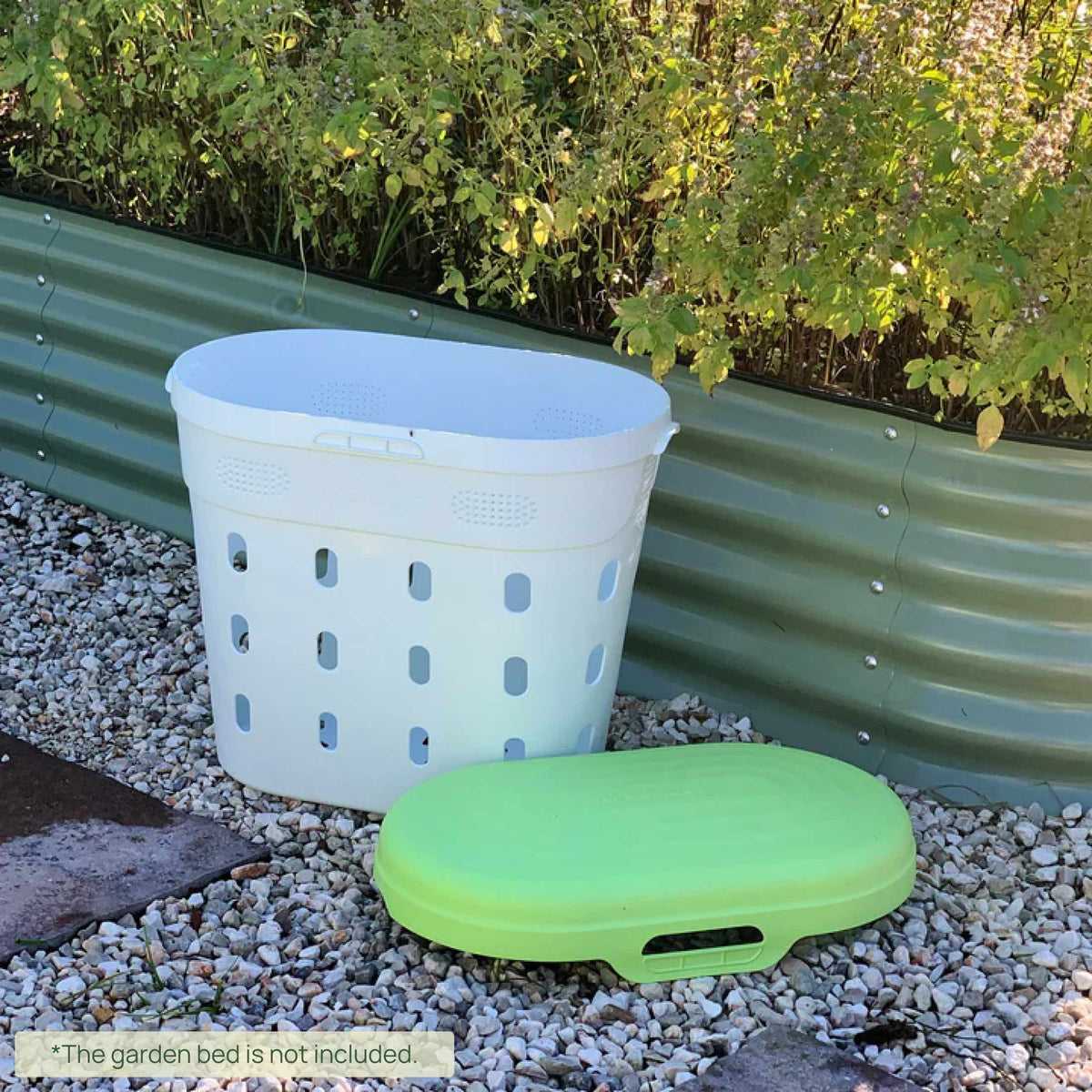 Worm Composter In-Ground Garden Bed Ventilated Side Openings