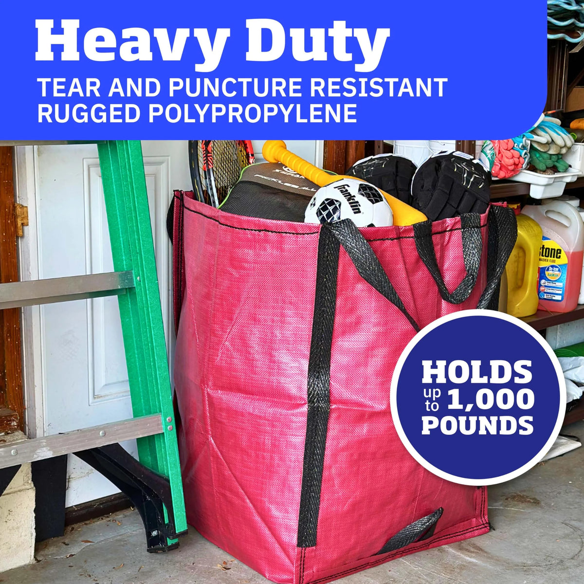 Yard Waste Bag 48 Gallon Self-Standing Tear-Resistant